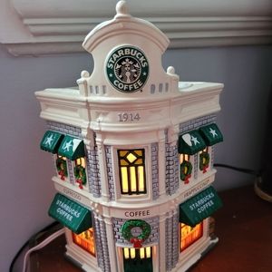 Department 56 Starbucks Snow Village IOB HTF Rare